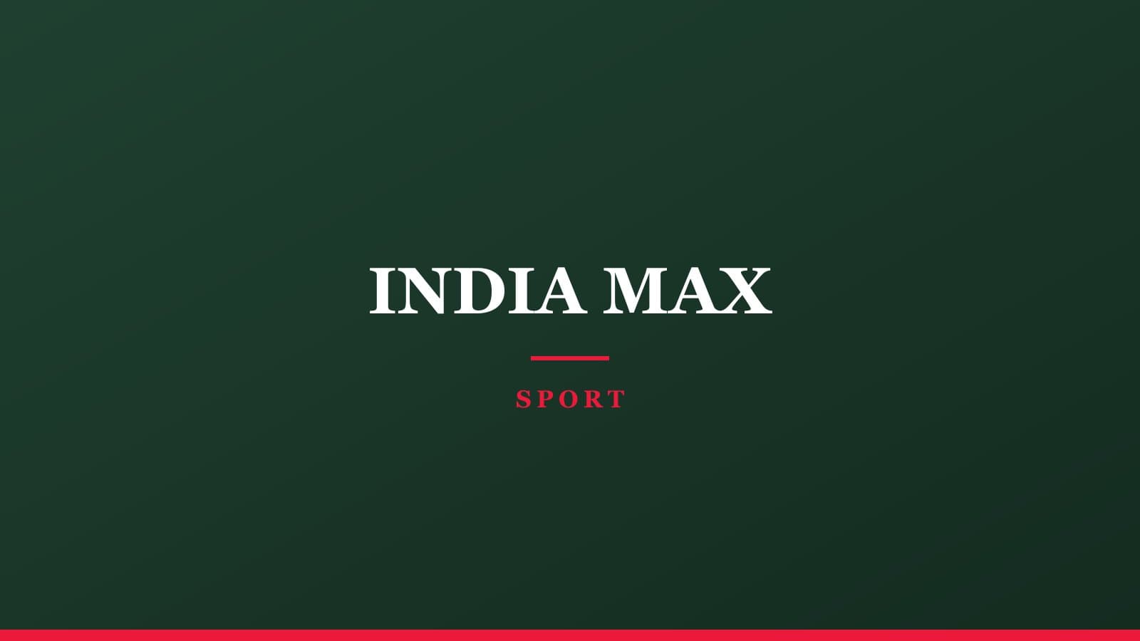 Placeholder card for the India Max sport section, showing the India Max wordmark on a coloured field