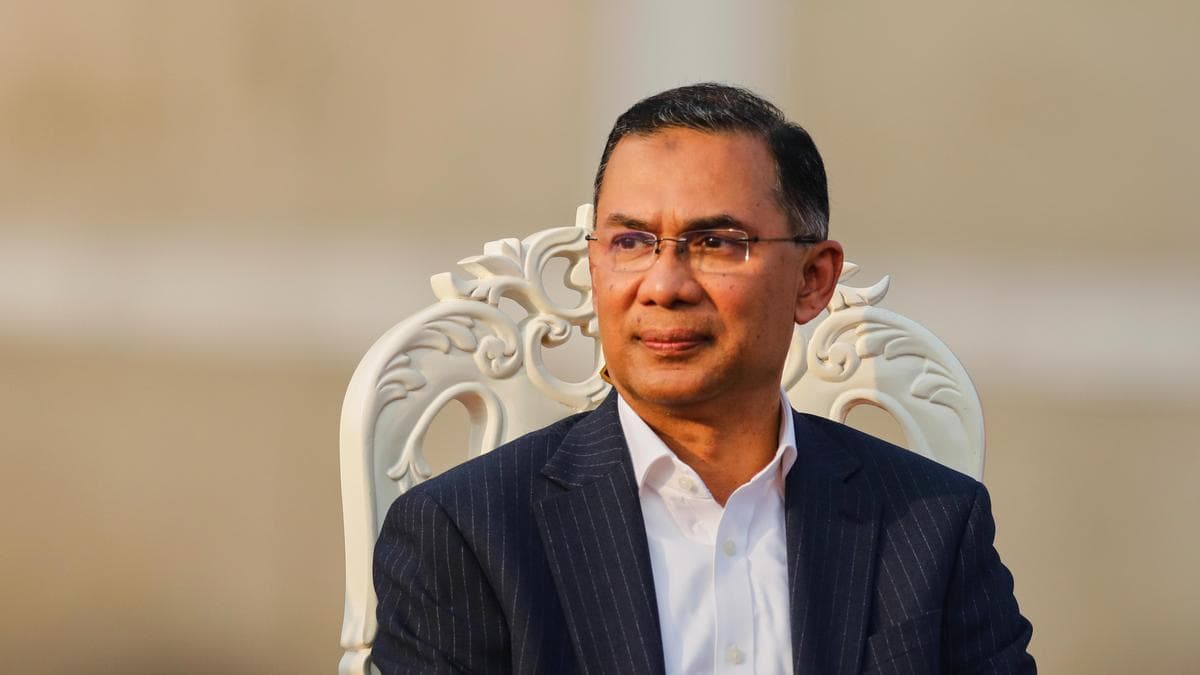 Bangladesh Prime Minister Tarique Rahman pictured at an official event